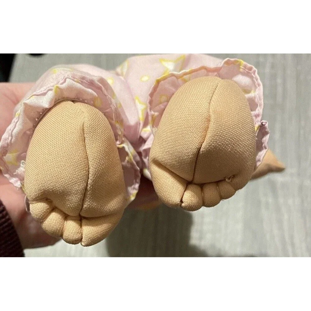 Cabbage Patch Kid Doll 11” Play Along Blonde Hair Diaper & Moon & Star Outfit